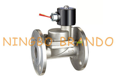 PS-25JF 1&quot; Flansch-Kolben-hilfsgesteuertes Dampf-Edelstahl-Magnetventil 24VDC 220VAC