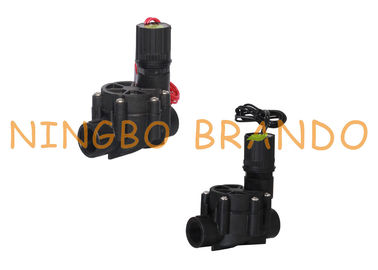Berieselungs-Berieselungsanlagen-elektrisches Plastikmagnetventil 3/4&quot; 1&quot; 9V 12V 24V DC