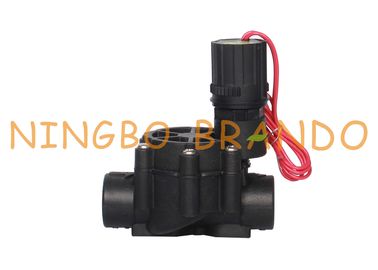 3/4 1 Zoll 9V 12V 24V DC-elektrisches Plastikmagnetventil für Landwirtschafts-Bewässerung