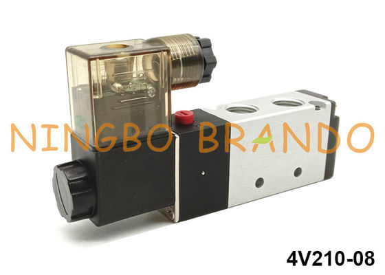Airtac-Art pneumatisches Luft-Magnetventil 4V210-08-DC24V 1/4&quot; NPT