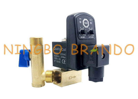 1/2“ zeitkontrolliertes automatisches Abflussventil für Luftkompressor 220V