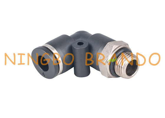 1/8&quot; 6mm männliches Ellbogen-Eindrückung Schnellkupplungs-pneumatische Schlauch-Installationen