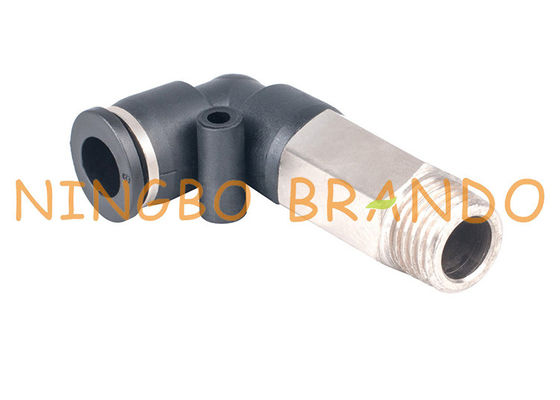1/2“ 12mm Stoß, zum ausgedehnter männlicher Ellbogen-von pneumatischen Schlauch-Installationen anzuschließen