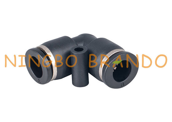 1/4&quot; 8mm Stoß Schnellkupplungs-Verbands-Ellbogen-zu den pneumatischen Schlauch-Installationen