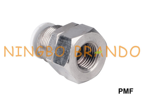 PMF-Schutzwand-weibliche gerade pneumatische Schlauch-Installationen 1/8&quot; 1/4&quot; 3/8&quot; 1/2“
