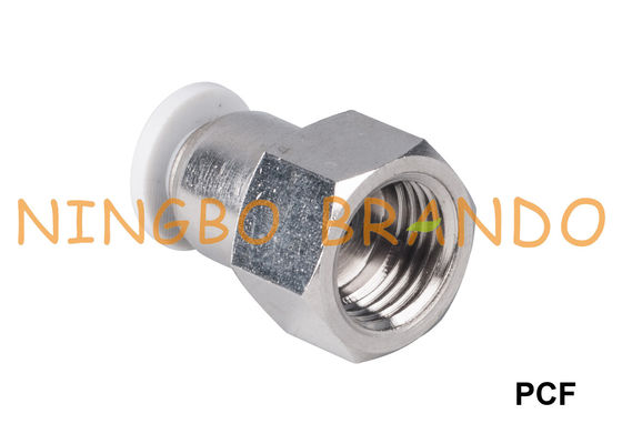 Weibliches gerades pneumatisches Eindrückung PCF Installationen 6mm 8m 10mm 12mm