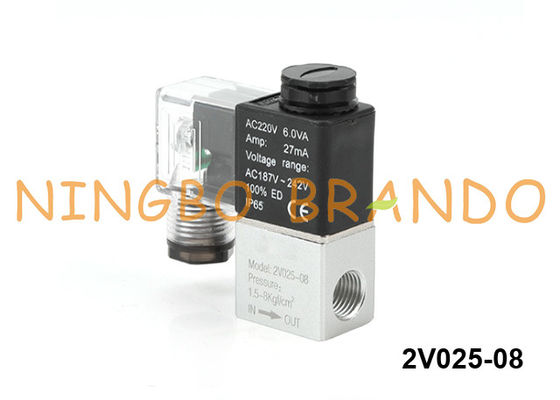 2V025-08 Airtac Art Luft-Magnetventil 1/4&quot; 24VDC 12VDC