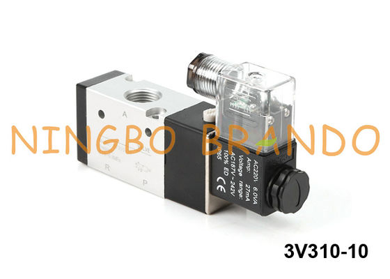 3V310-10 Airtac Art pneumatische Weise 220VAC 24VDC des Magnetventil-3