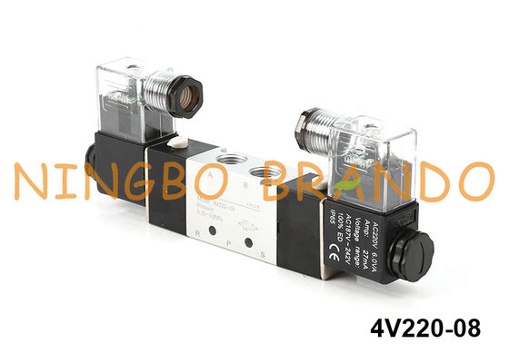 4V220-08 Airtac Art pneumatisches Magnetventil 5/2 4V220-08-B 24VDC