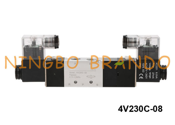 4V230C-08-DC24V Airtac Art pneumatisches Weise 24V des Magnetventil-5/3 DC