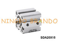 Airtac-Art pneumatischer kompakter Luft-Zylinder-doppelte Aktion SDA20X15