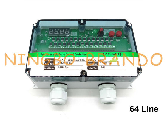 64 Linien Jet Pulse Controller For Dust-Kollektor 220V gaben Ertrag 24V ein