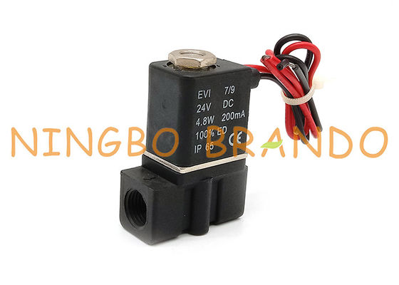 2P025-08 1/4&quot; Zoll-unmittelbares pneumatisches Plastikmagnetventil