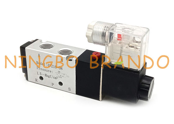 4V210-08 1/4&quot; Weisen-Luftregulierungs-pneumatisches Magnetventil des Zoll-5/2