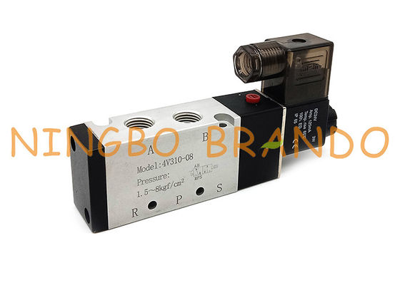 4V310-08 1/4&quot; Weisen-pneumatisches Luftventil des Zoll-einzelne Solenoid-5/2