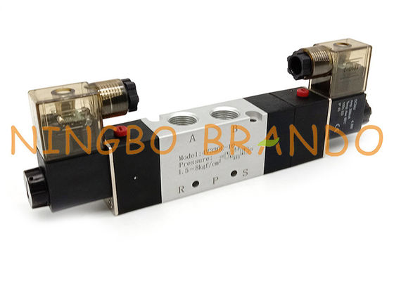 4V330C-10 3/8&quot; 5/3 Weisen-geschlossene Mitte-pneumatisches Magnetventil