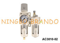 AC3010-02 SMC Art FRL-Luftfilter-Regler-Fettspritzen-Kombination