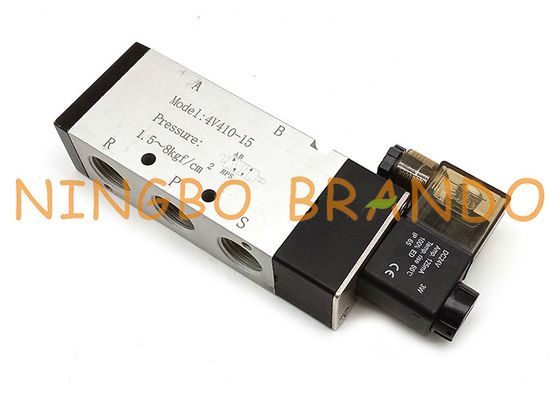 4V410-15 1/2“ einzelne Weisen-pneumatisches Luftregulierungs-Steuerventil Solenoid-5/2