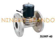 SUWF-40 1 1/2“ Flansch-Art Edelstahl-Magnetventil 24VDC 220VAC