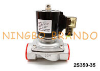 2S350-35 1 1/4 Zoll-Edelstahl-elektrisches Magnetventil 24 Volt DC