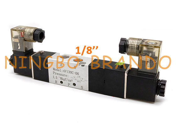 4V130C-06 5 Positions-geschlossene Mitte-pneumatisches Magnetventil der Weisen-3