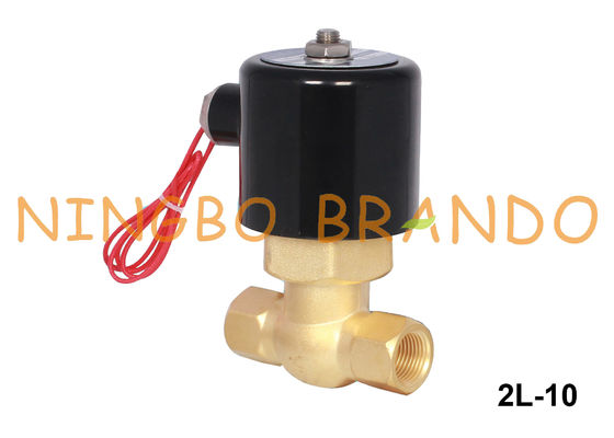2L-10 3/8&quot; Weise des Dampf-Messingmagnetventil-2 schloss normalerweise 24V 220V