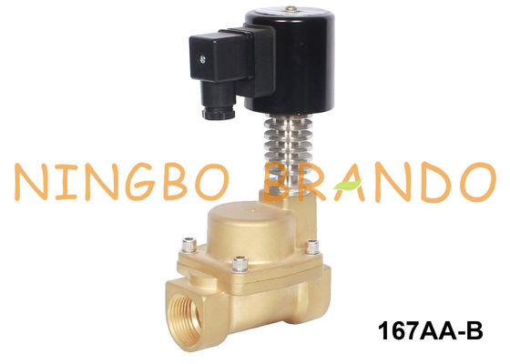 3/8&quot; 1/2“ 3/4&quot; 1&quot; Heißwasser-Messingmagnetventil 12V 24V 110V 220V