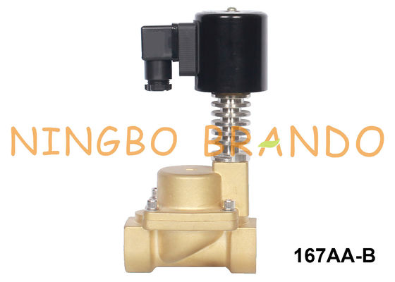 3/4 1 Zoll-Messingmagnetventil für Heißwasser 24VDC 220VAC