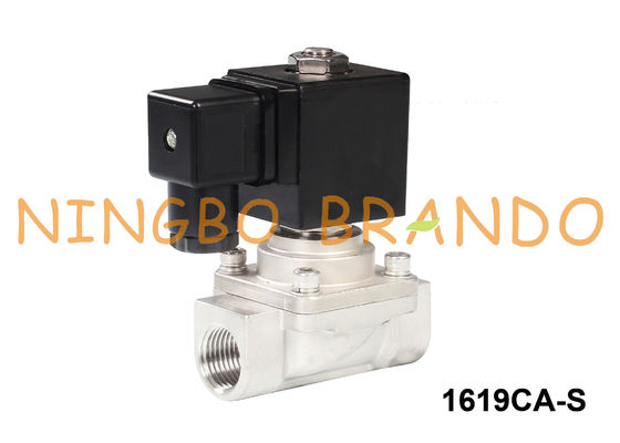 3/8&quot; Dampf-und Heißwasser-Magnetventil-Edelstahl 24V 220V