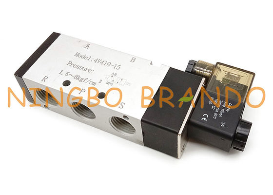 Airtac-Art 4V410-15 5/2 Weisen-Luftregulierungs-pneumatisches Magnetventil