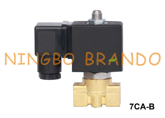 Dreiwegewasser-Luft-Messingmagnetventil 1/8&quot; 1/4&quot; 12VDC 24VDC 110VAC 220VAC