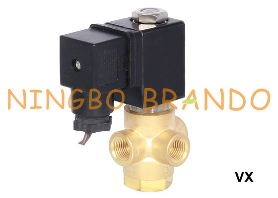 3 Möglichkeits-schloss Messingmagnetventil normalerweise 1/8&quot; 1/4&quot; 12V 24V 110V 220V