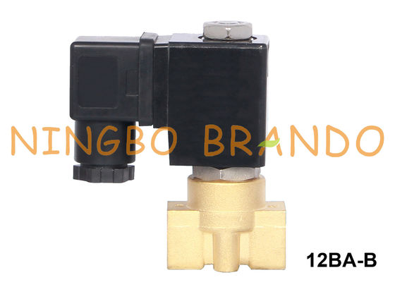 Verriegelndes MessingZweiwegmagnetventil für Wasser-Luft 6VDC 12VDC 24VDC