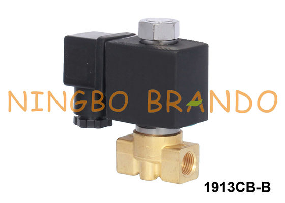1/8&quot; Weise normalerweise offenes 24V 220V des Wasser-Luft-Messingmagnetventil-2
