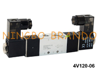 4V120-06 Airtac Art 5/2 pneumatisches doppeltes Magnetventil 24VDC 220VAC