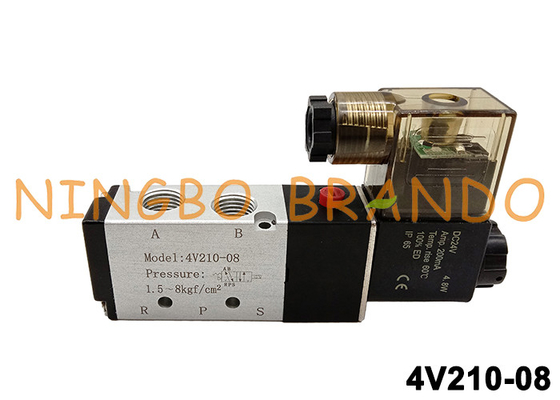 Weise 4V210-08 5/2 1/4&quot; Airtac-Magnetventil DC24V AC220V 4V210-08-B