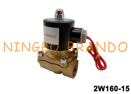 2W160-15 1/2“ NC Messingmagnetventil DC24V AC110V AC220V
