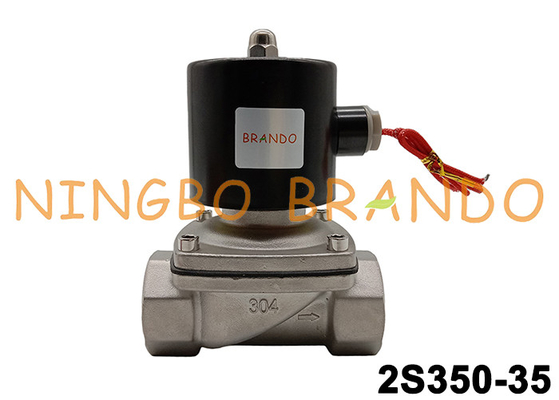 Körper des 2S350-35 1-1/4“ verlegter elektrischer Magnetventil-SS304 220 Volt