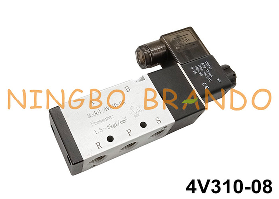 Der Luftregulierungs-5/2 einzelne Spule Weisen-pneumatische des Magnetventil-4V310-08