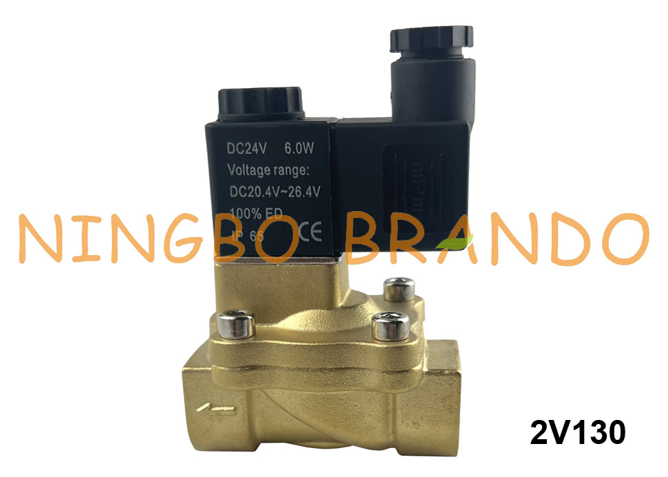 Airtac-Art - 2/2 Möglichkeit Messingmagnetventil 2V130-10 2V130-15 3/8&quot; 1/2“