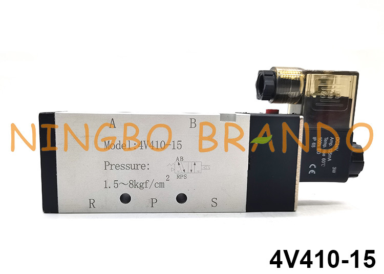 4V410-15 Airtac Art pneumatische Position 24V 220V des Magnetventil-5 der Weisen-2