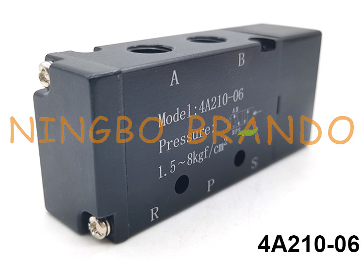 Weise 4A210-06 5/2 Airtac-Art pneumatische Position Luft-Pilot-Valve Assemblys 5 Weisen-2