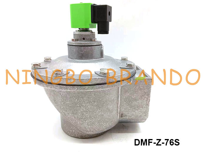3 Art rechtwinkliger Membran-Solenoid-Impuls Jet Valve For Dust Collector des Zoll-DMF-Z-76S SBFEC