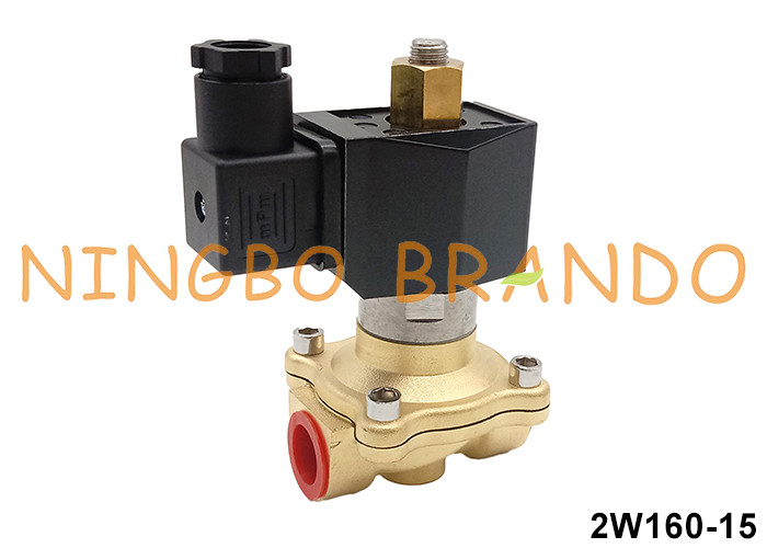 Weisen-normalerweise offenes des 2W160-15-NO 1/2“ Messingmagnetventil-2/2