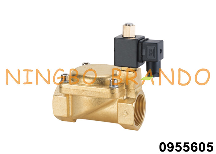 0955605 1-1/4“ 16 Weise des Stangen-Messingmagnetventil-2 KEIN 24V 110V 220V