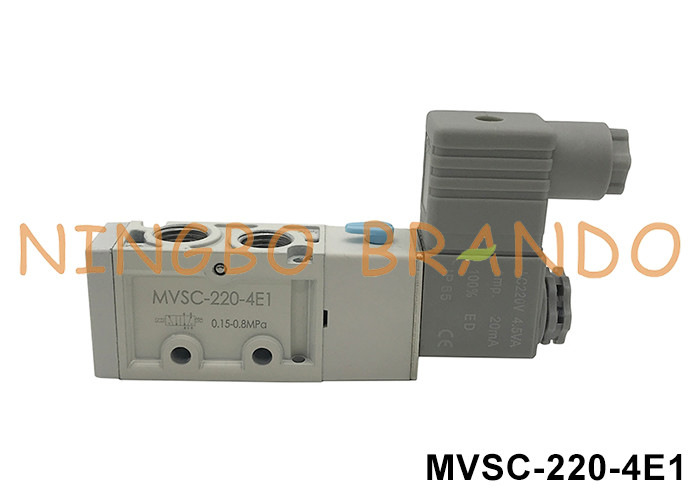 MVSC-220-4E1 MINDMAN Typ Pneumatisches Magnetventil 5/2 Weg 220VAC 24VDC