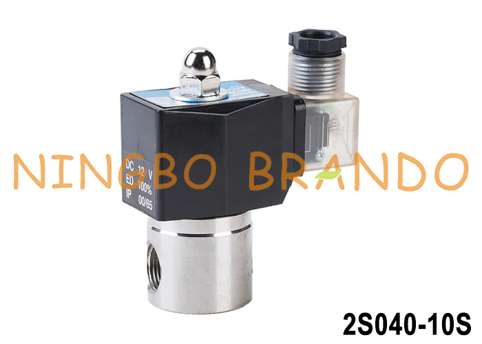 2S040-10 3/8' Wasser-Luft-Öl-Solenoidventil aus Edelstahl 12V 24V 110V 220V