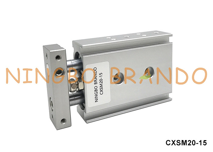 CXSM20-15 SMC-Typ Doppelstang-Pneumatischer Luftzylinder mit 20 mm Bohrung 15 mm Schlag