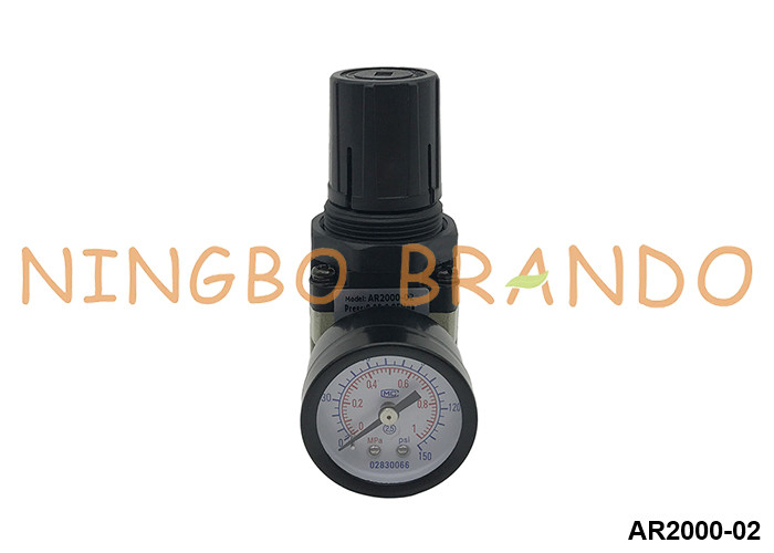 AR2000-02 SMC-Typ pneumatischer Luftdruckregler mit Abmessung 1/4'' 10 bar
