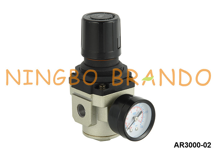 AR3000-02 SMC-Typ pneumatischer Luftdruckregler mit Abmessung 1/4'' 1 MPa